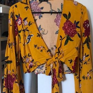 Cotton On Open Floral Long Sleeve